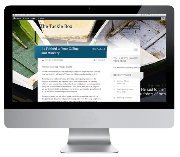 Dan's Tackle Box Pastor's Blog